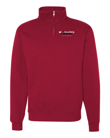 St. Marks Findlay Embroidered 1/4 Zip Fleece Pullover