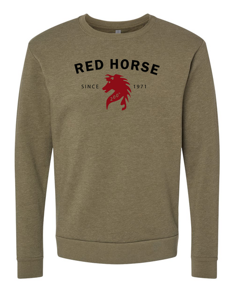 Red Horse Crew Neck Sweatshirt