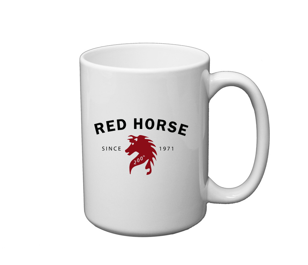 Red Horse 15oz Coffee Mug