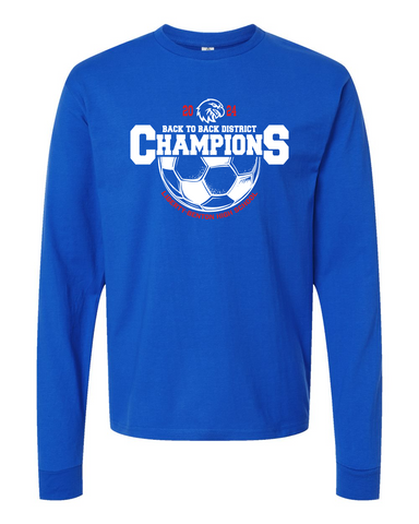 Liberty-Benton Soccer 2024 District Champs Long Sleeve Tee