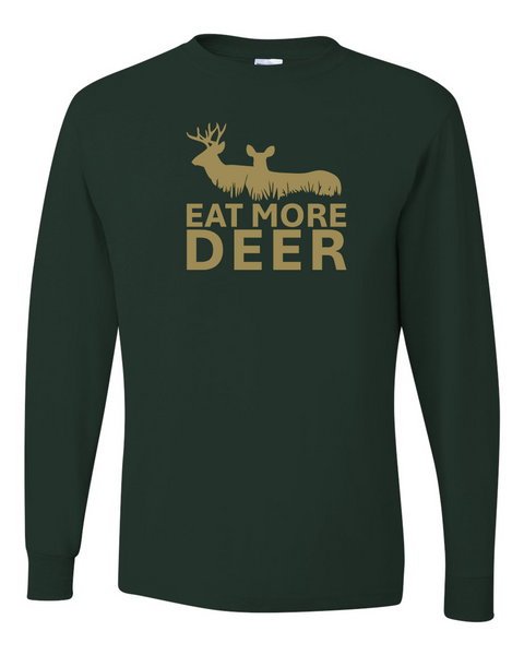 Black Swamp Bucks "Eat More Deer" Long Sleeve Tee