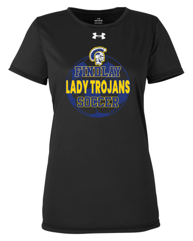 FHS Lady Trojans Soccer - Black Training Top