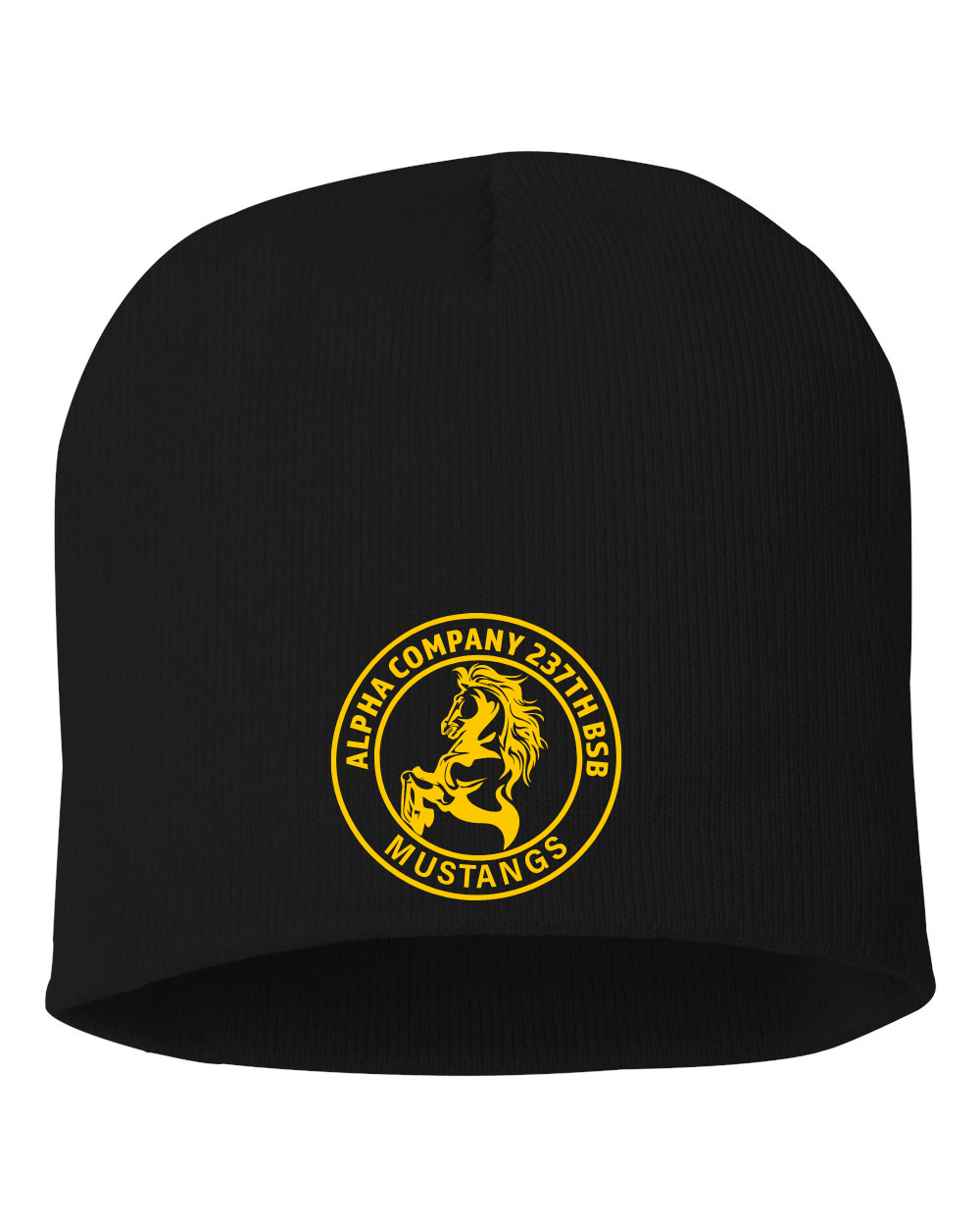 Alpha Company 237th Embroidered Beanie