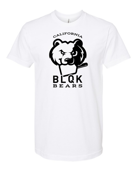 BLQK BEARS White Tee
