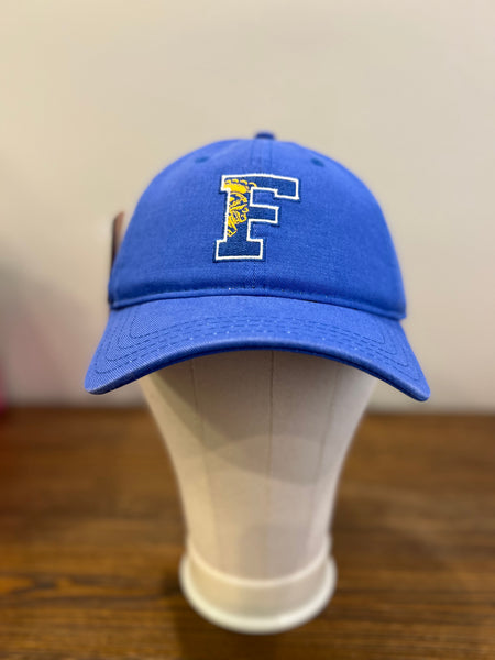 Blue Findlay F baseball hat